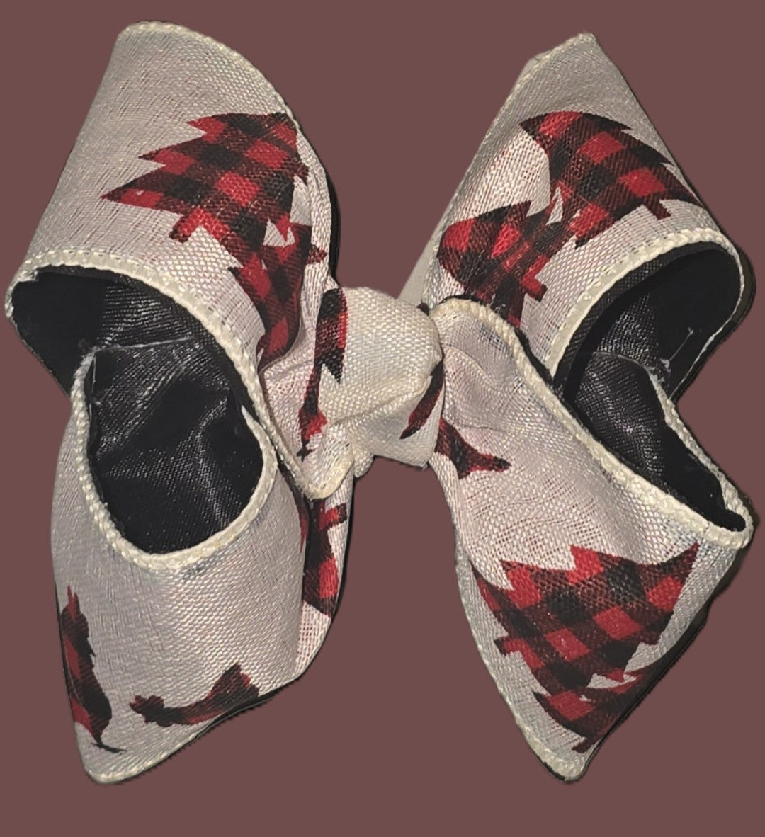 Buffalo Plaid Christmas Boutique Bow